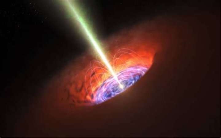 Concept Drawing Inside A Black Hole