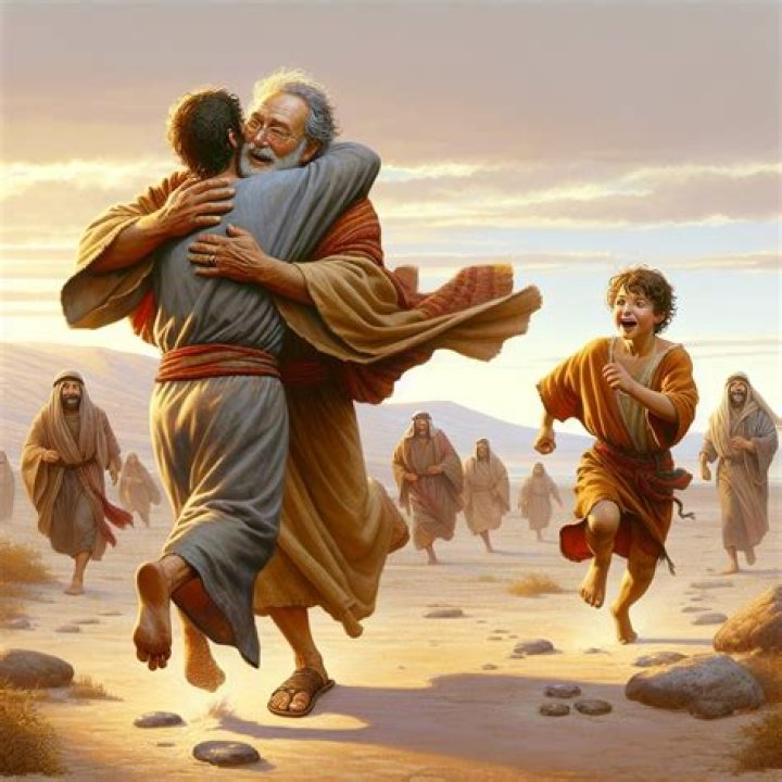 Matthew with his father