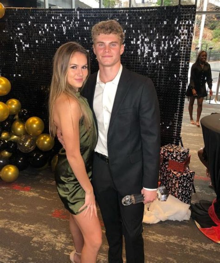 Matthew with his girlfriend